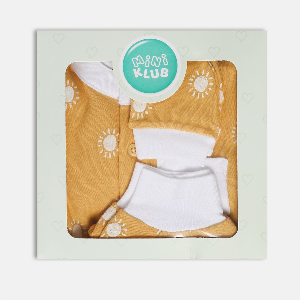 Boys Gift Set Bodysuit, Mittens & Booties