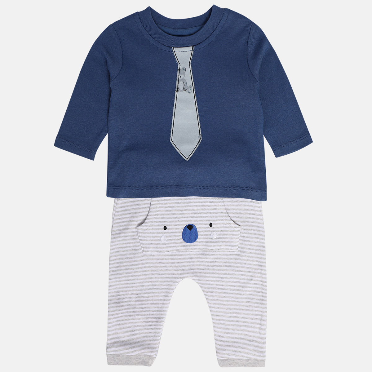 Boys Gift Set Top&Bottom Set, Sweater, Cap, Rattle, Mittens & Blanket