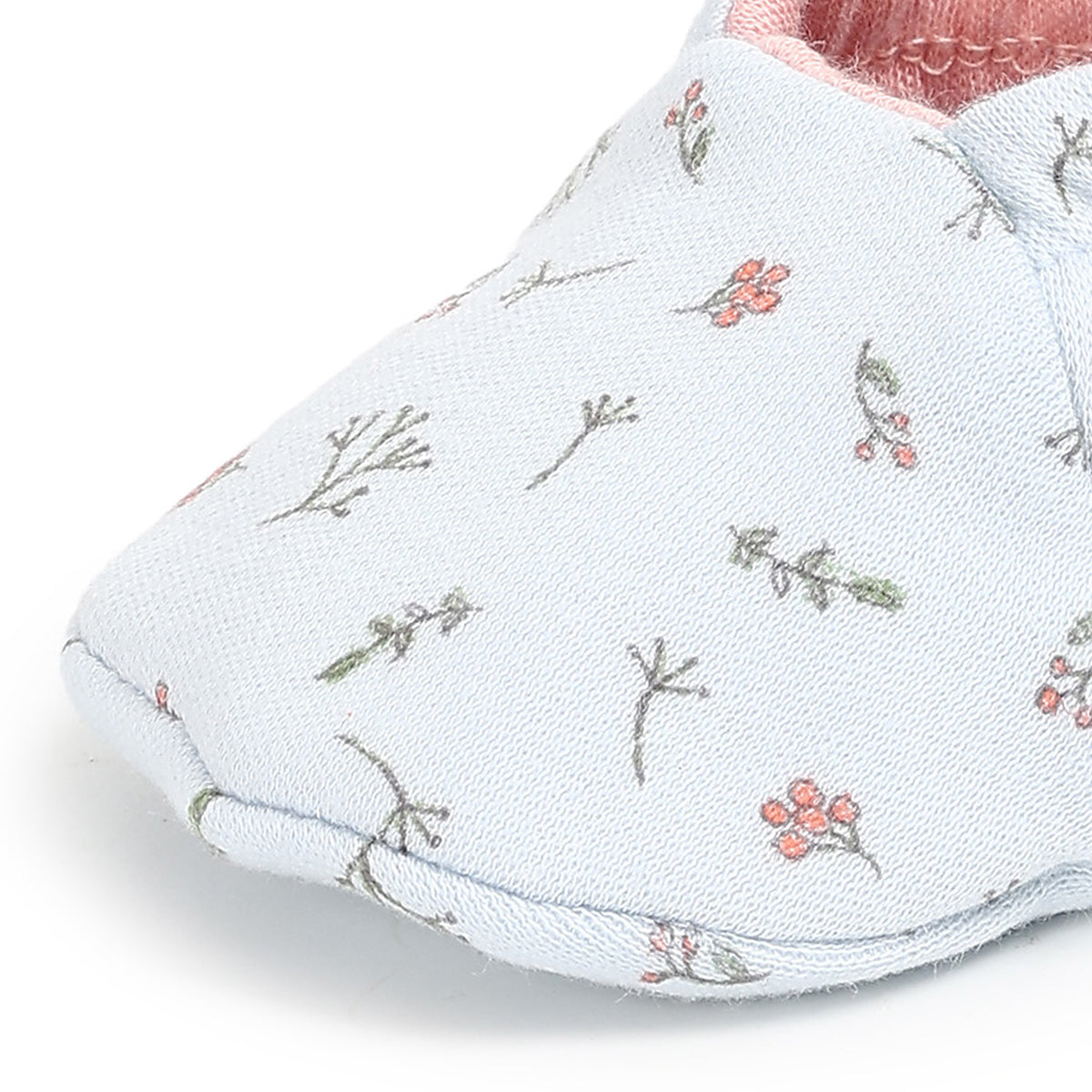 Baby Girls Printed and Solid Booties Set of 2 Pairs, Multicolour