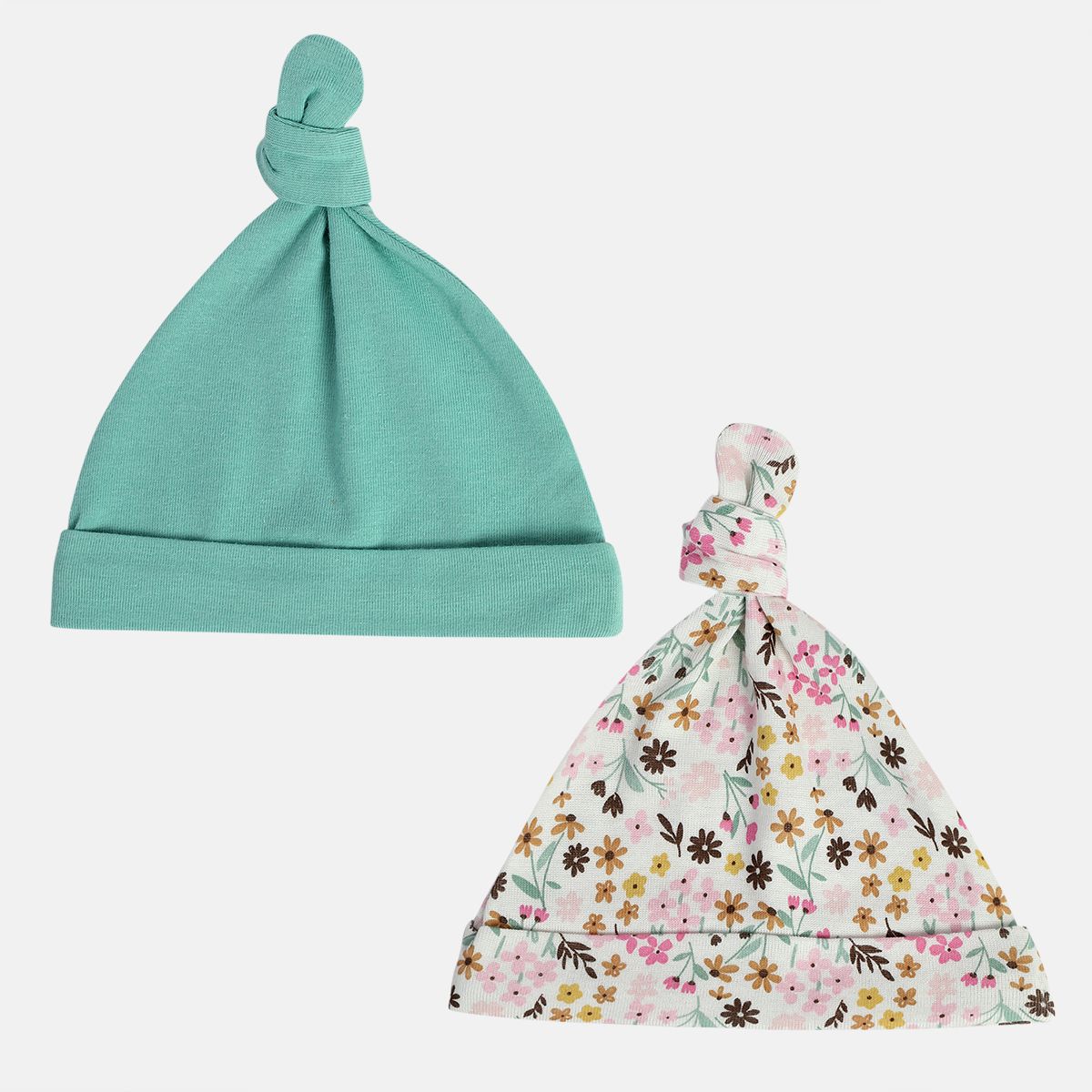 Girls Pack Of 2 Multicoloured Caps