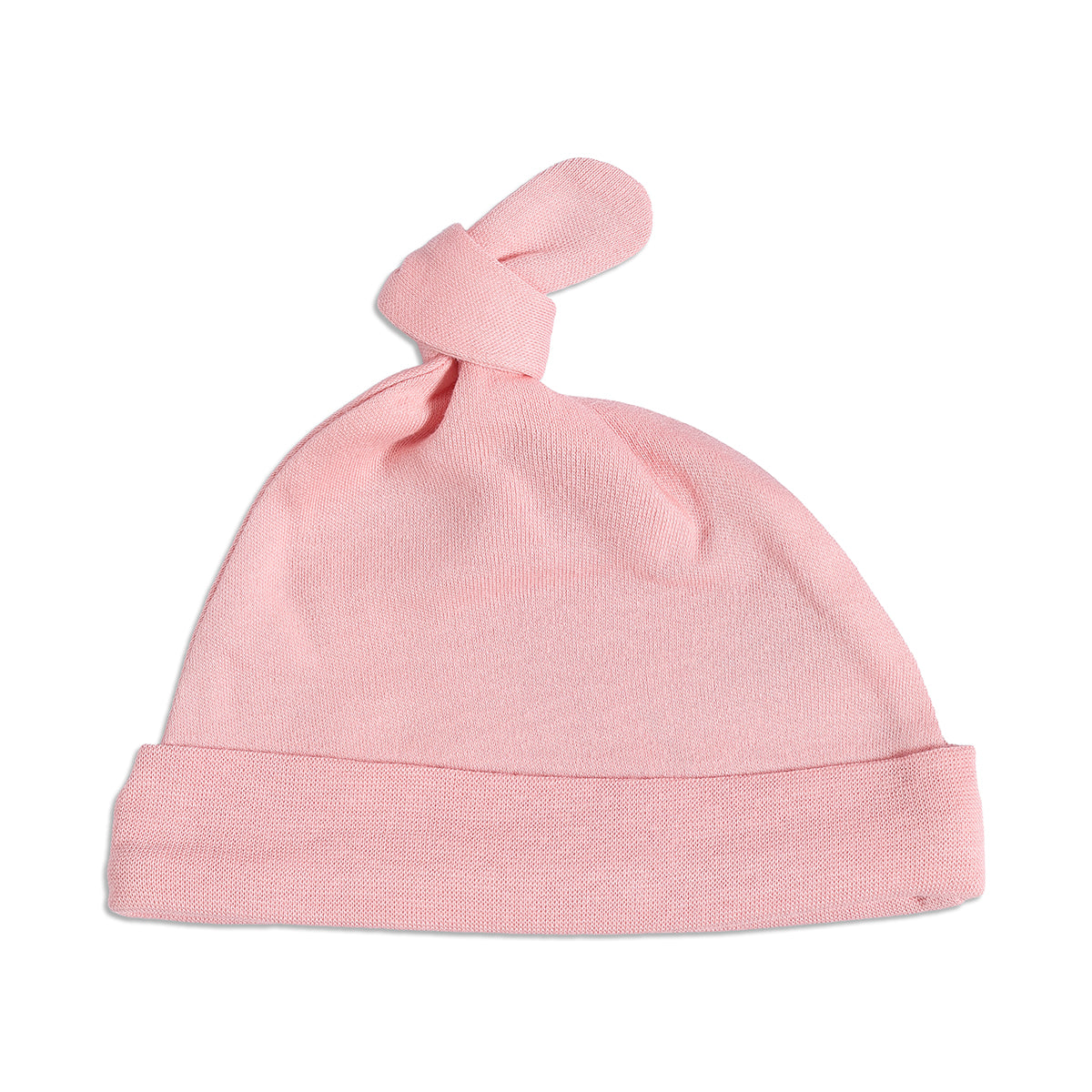 Baby Girls Blue & Pink Cotton Printed Cap Pack of 2 for Daily Wear
