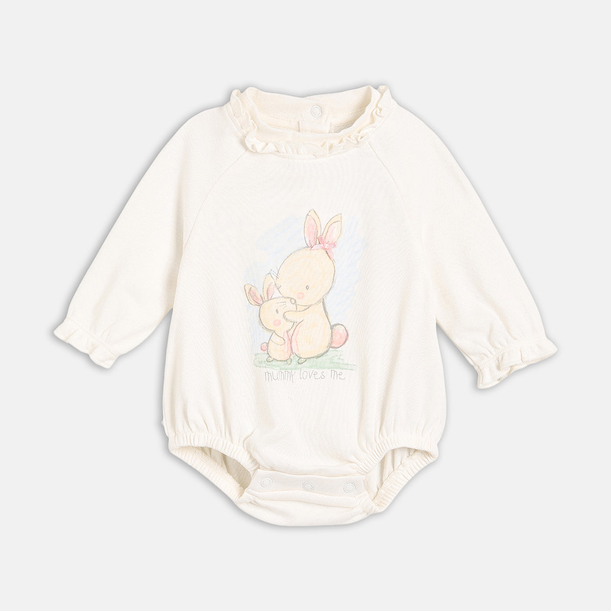 Baby Girls Printed Bodysuit with Cap, Blanket and Washcloth Set of 4, Off White