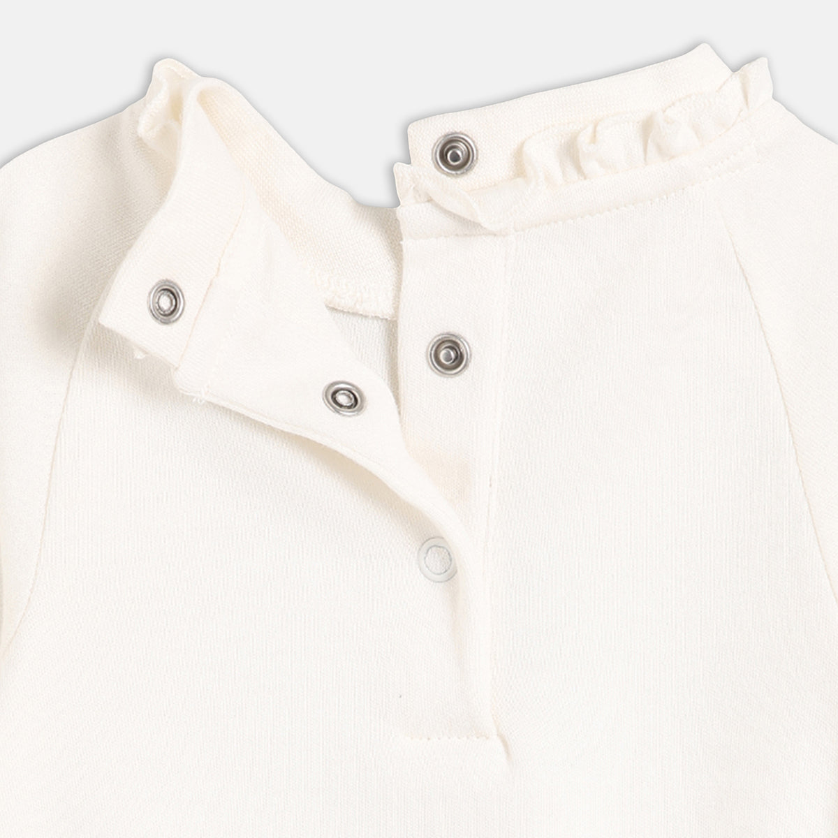 Baby Girls Printed Bodysuit with Cap, Blanket and Washcloth Set of 4, Off White