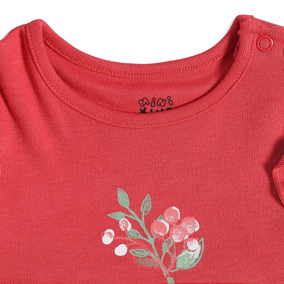 Baby Girls Red Cotton Embroidered Dress Gift Set Pack of 4 for Daily Wear