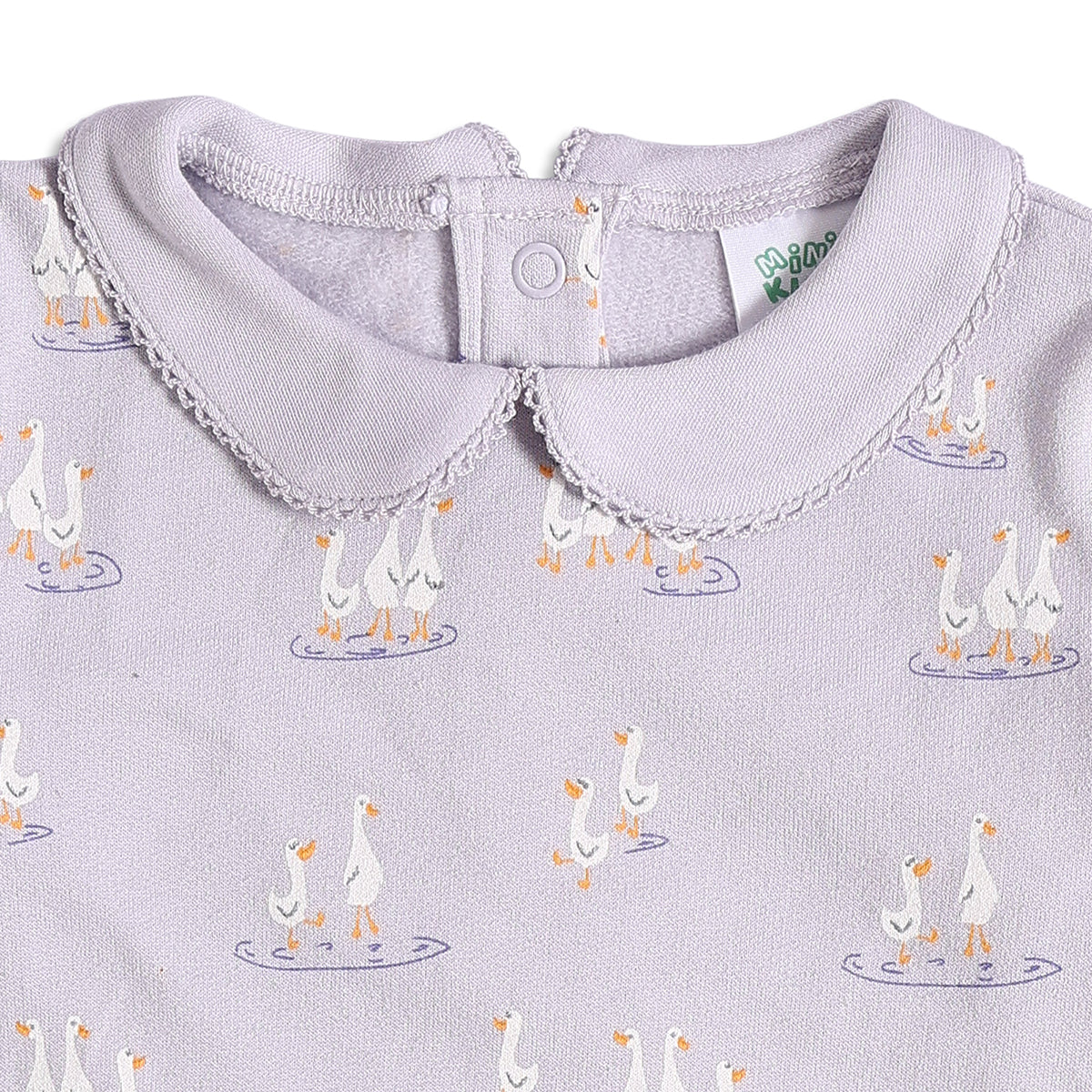 Baby Girls Purple Printed Cotton Sleepsuit Gift Set Pack of 4 for Daily Wear