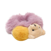Baby Girls Purple, Yellow and Beige Plush Hedgehog Hair Tie Pack of 1 Hair Accessory