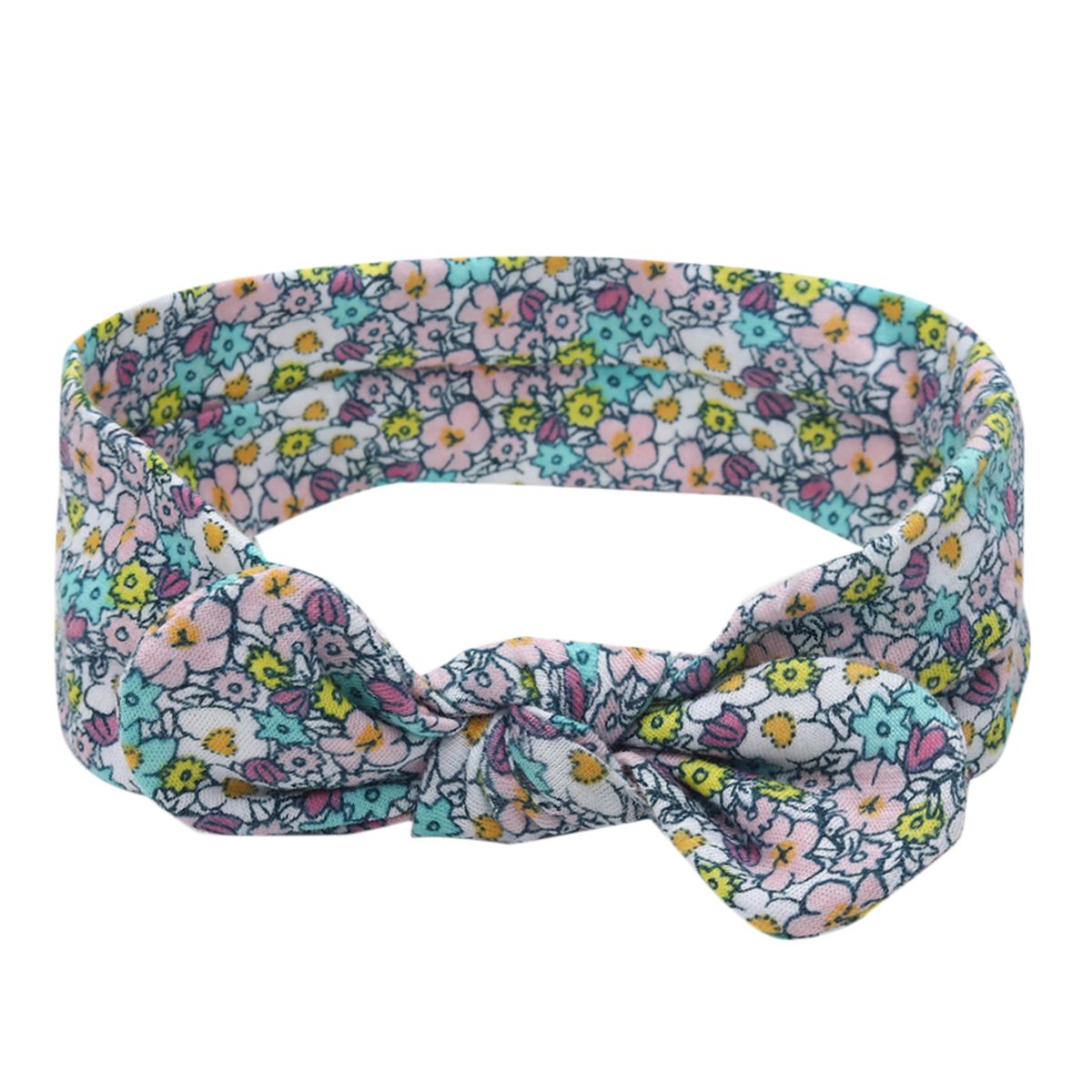 Girls Pink and Floral Printed Face Masks with Headbands Combo Pack