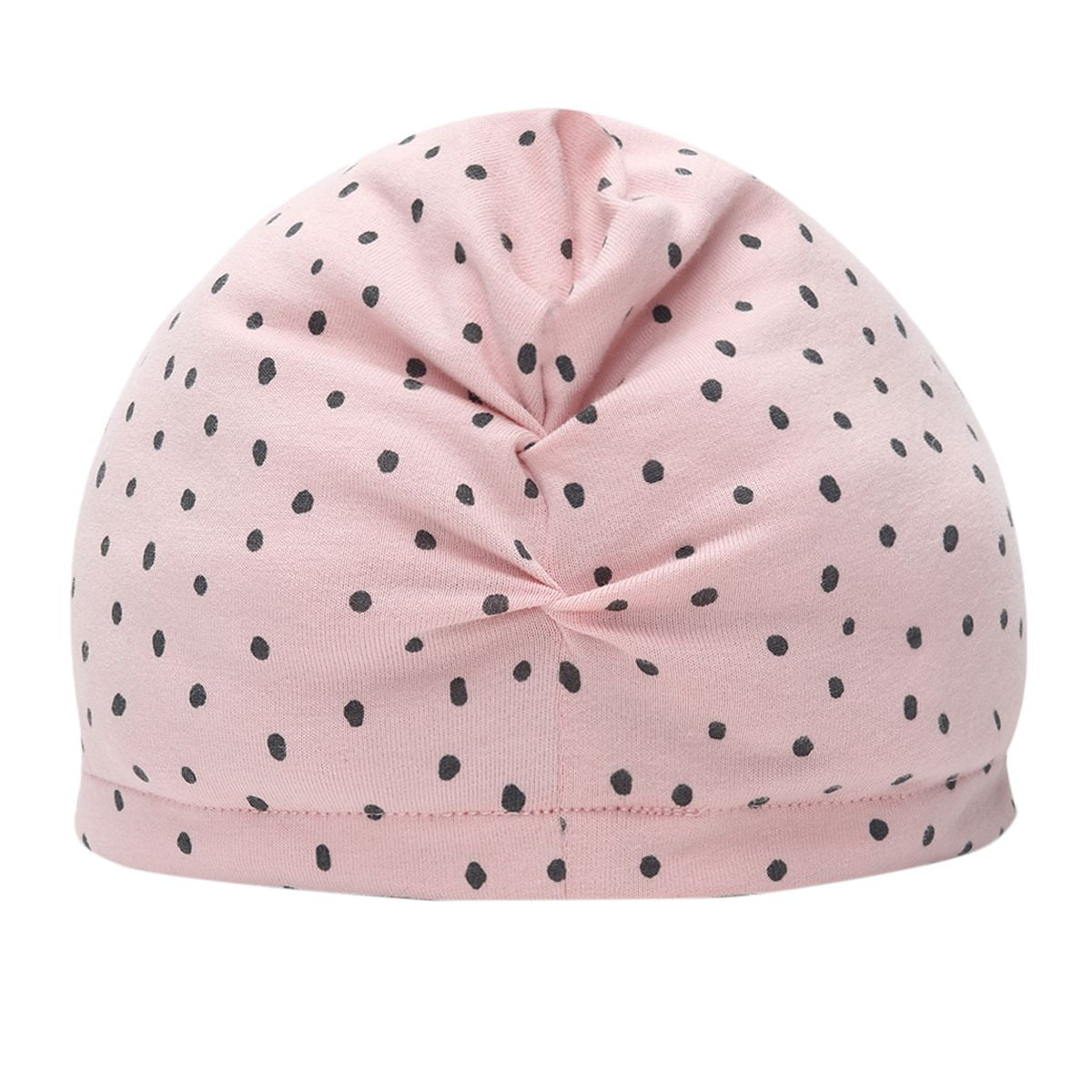 Girls Navy and Pink Face Mask with Polka Dot Headwrap Combo Set