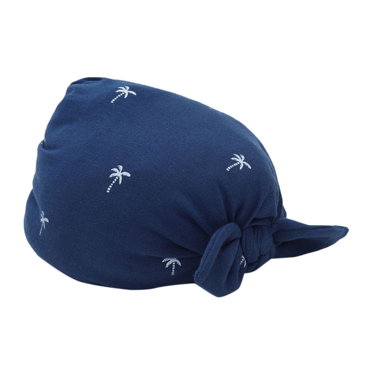 Boys Navy Face Mask with Printed Headwrap Combo Set