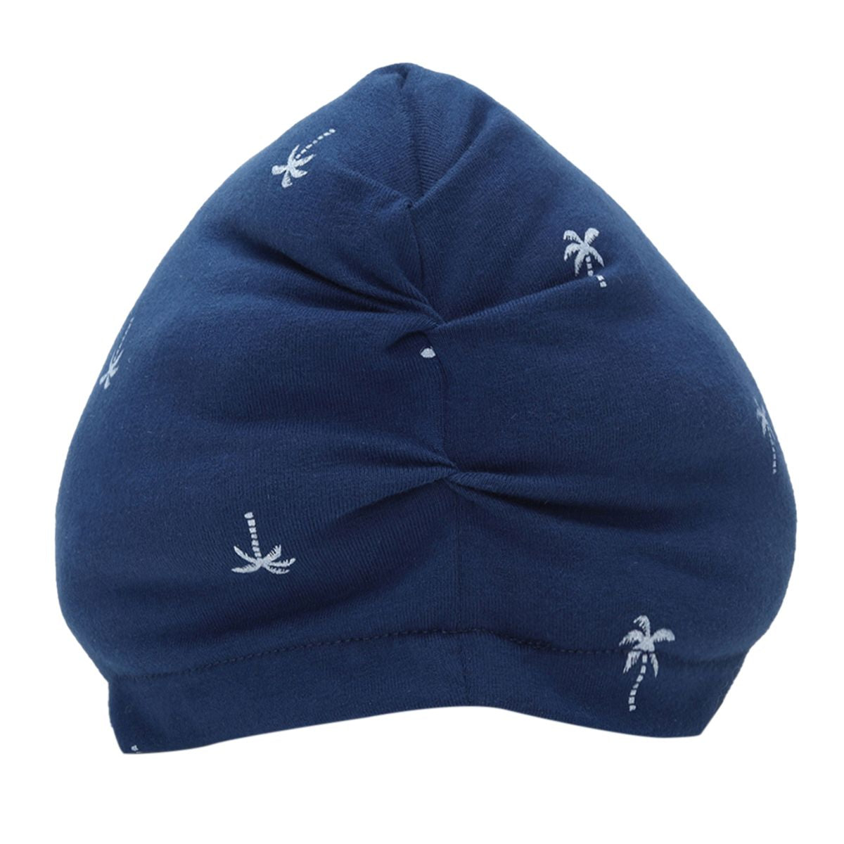 Boys Navy Face Mask with Printed Headwrap Combo Set