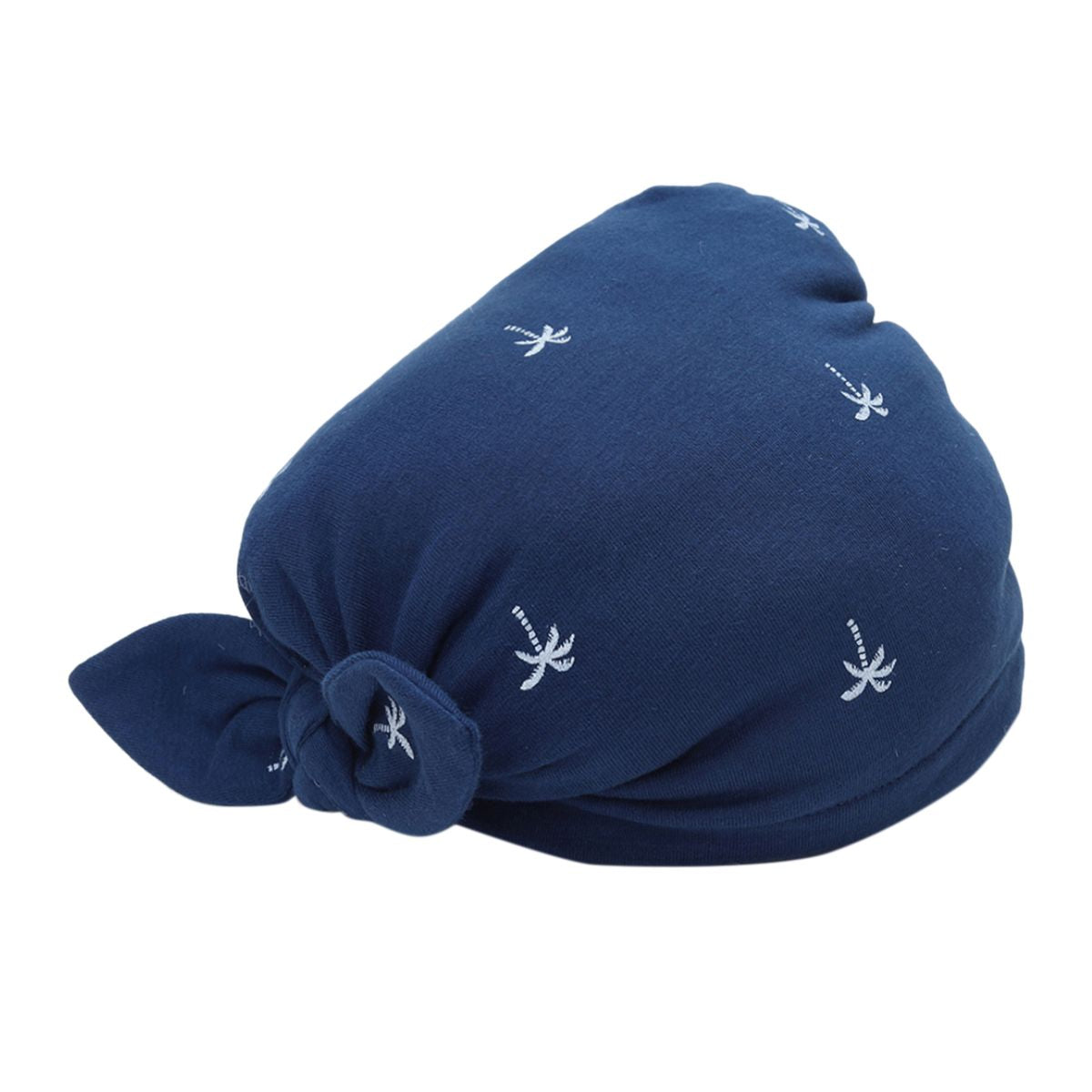 Boys Navy Face Mask with Printed Headwrap Combo Set