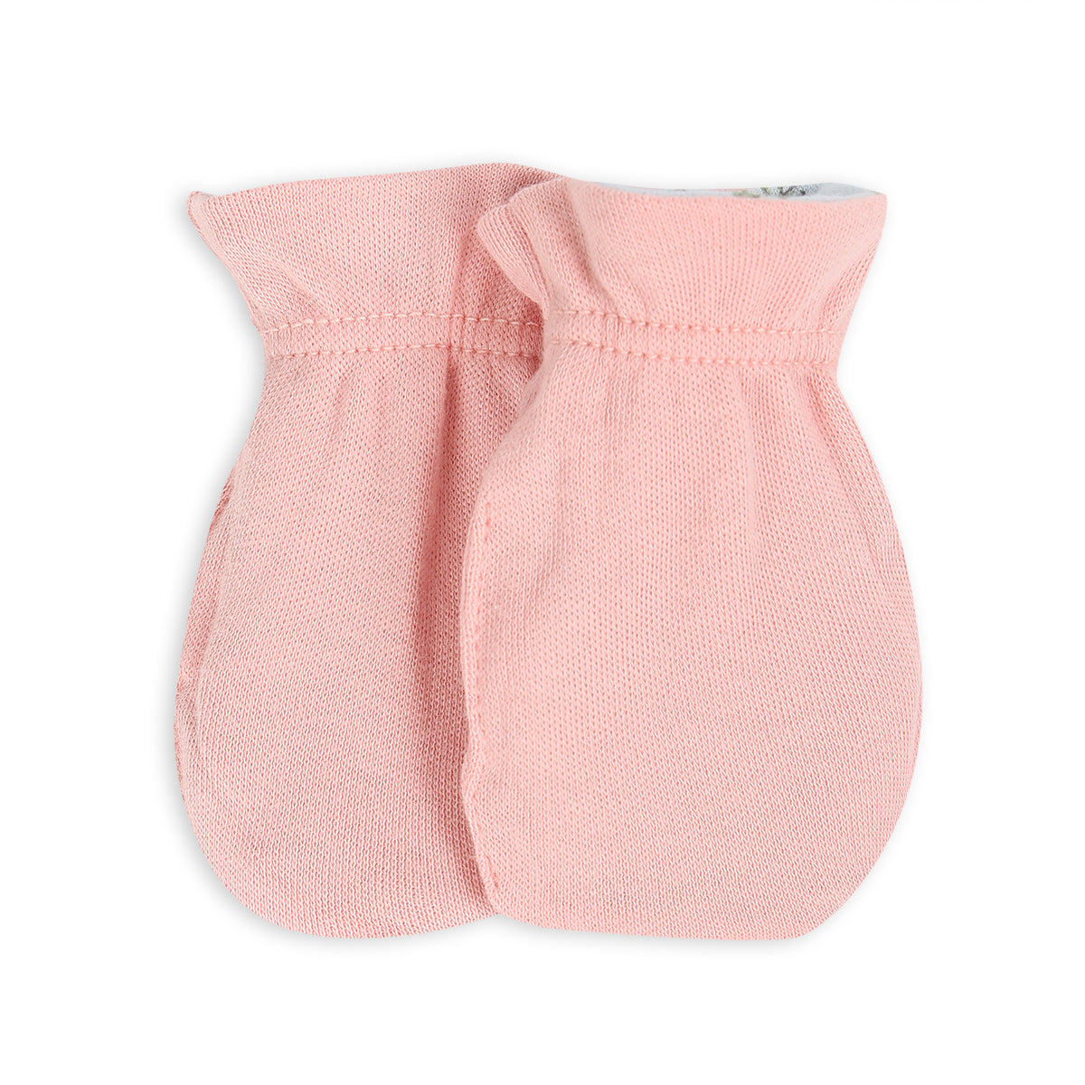 Baby Girls Reversible Mittens Set of 2, Pink & Blue