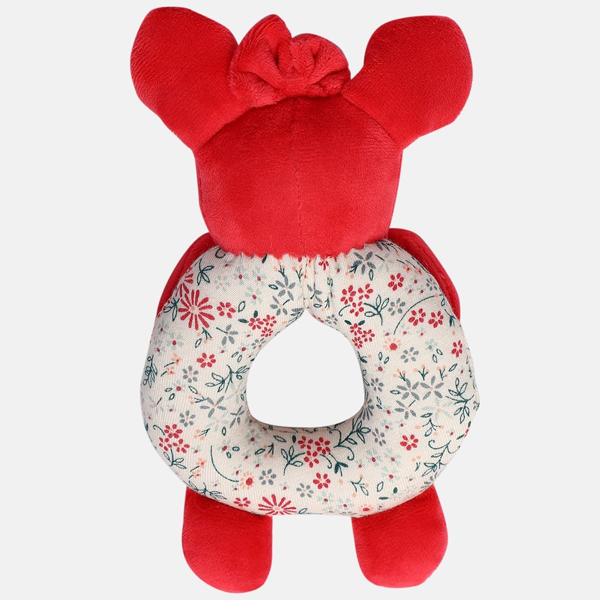 Baby Girls White Cotton Sleepsuit Cap and Rattle Gift Set Pack of 3 Floral Printed Everyday Wear