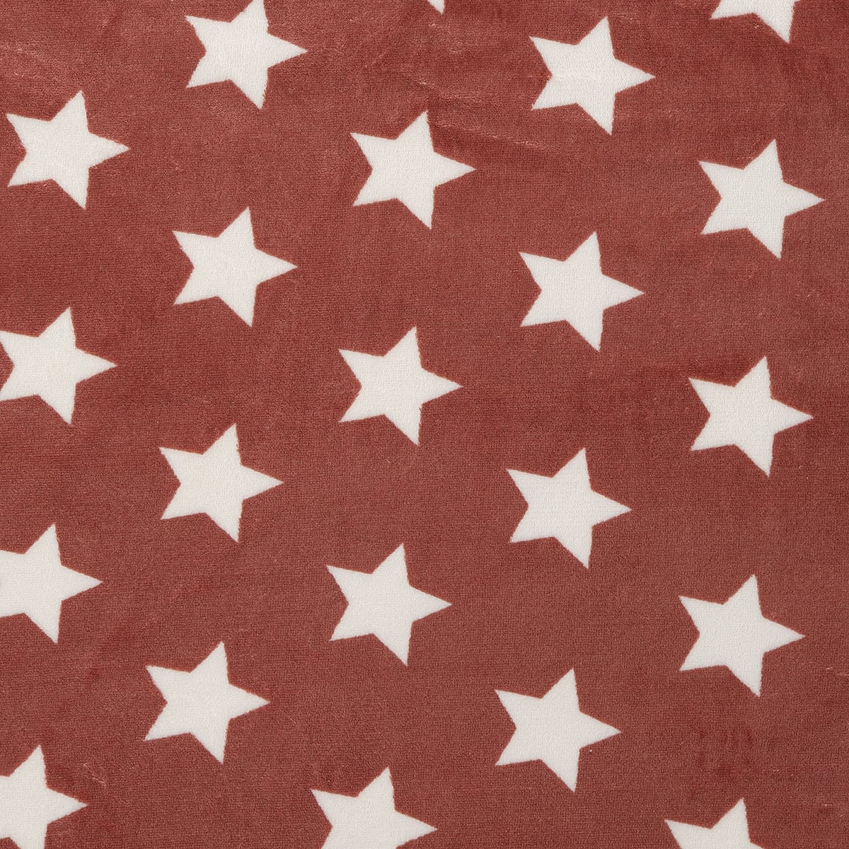 Baby Unisex Brown Polyester Fleece Blanket Pack of 1 Star Printed Cozy Bedding Essential