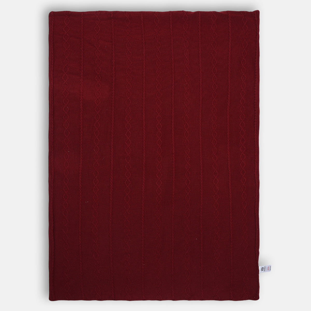 Baby Quilted Cotton Blanket, Maroon