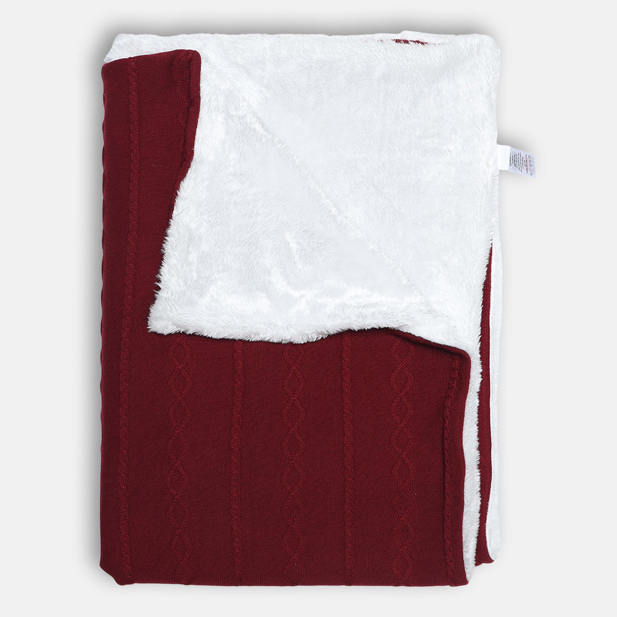Baby Quilted Cotton Blanket, Maroon