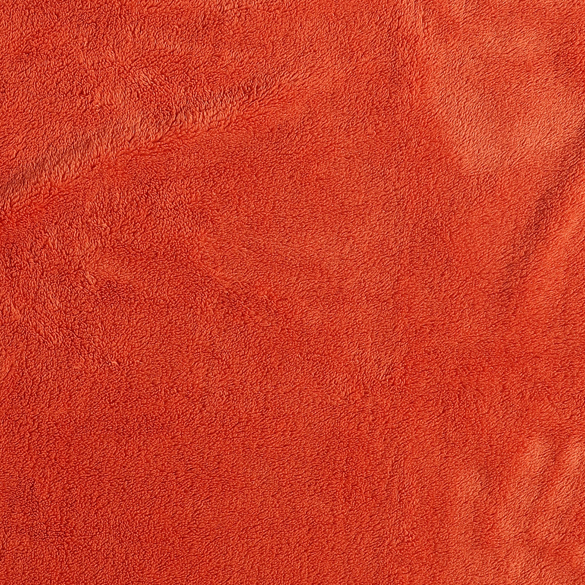 Baby Unisex Orange Solid Fleece Blanket for Daily Use