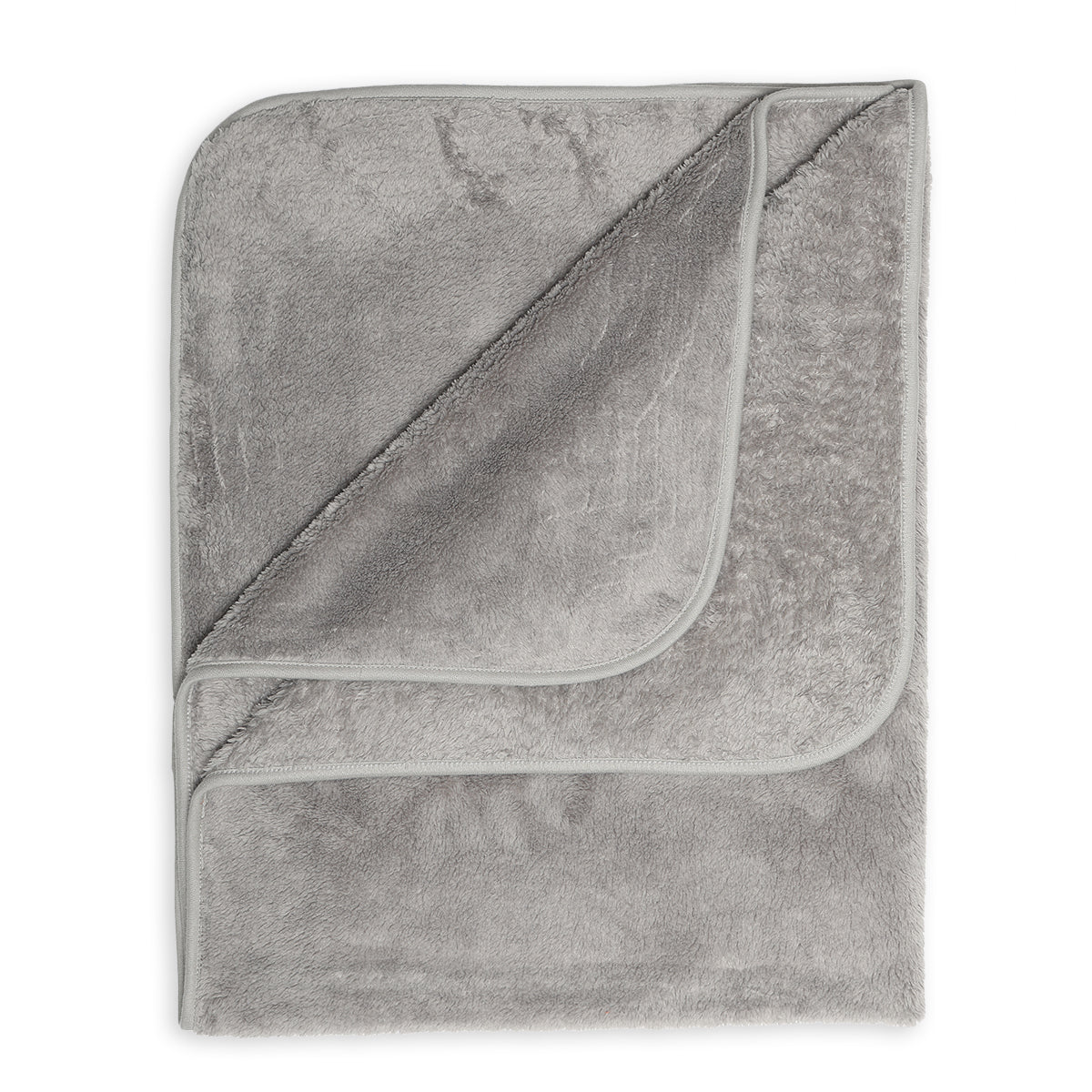 Baby Solid Fleece Blanket, Grey