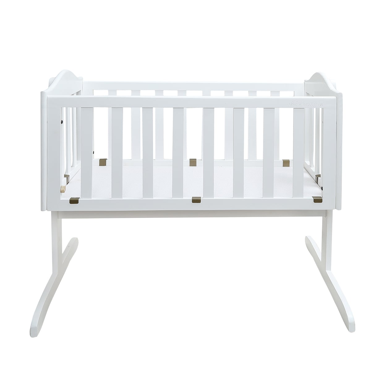 Baby Unisex White Fabric Cradle with Mosquito Net Pack of 1 Comfortable Baby Sleeping Cradle