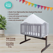 Unisex Cradle Walnut