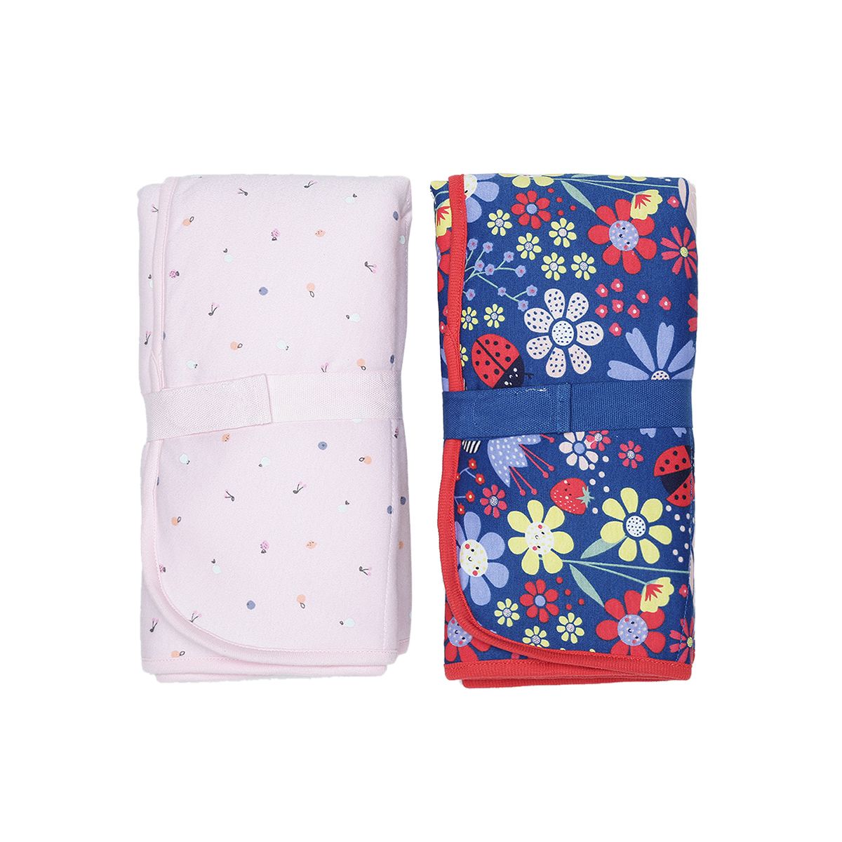 Girls Floral Print Foldable Waterproof Changing Mat Portable Diaper Changing Pad