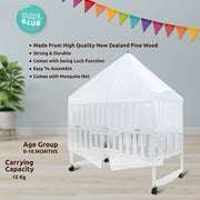 Unisex Cot White