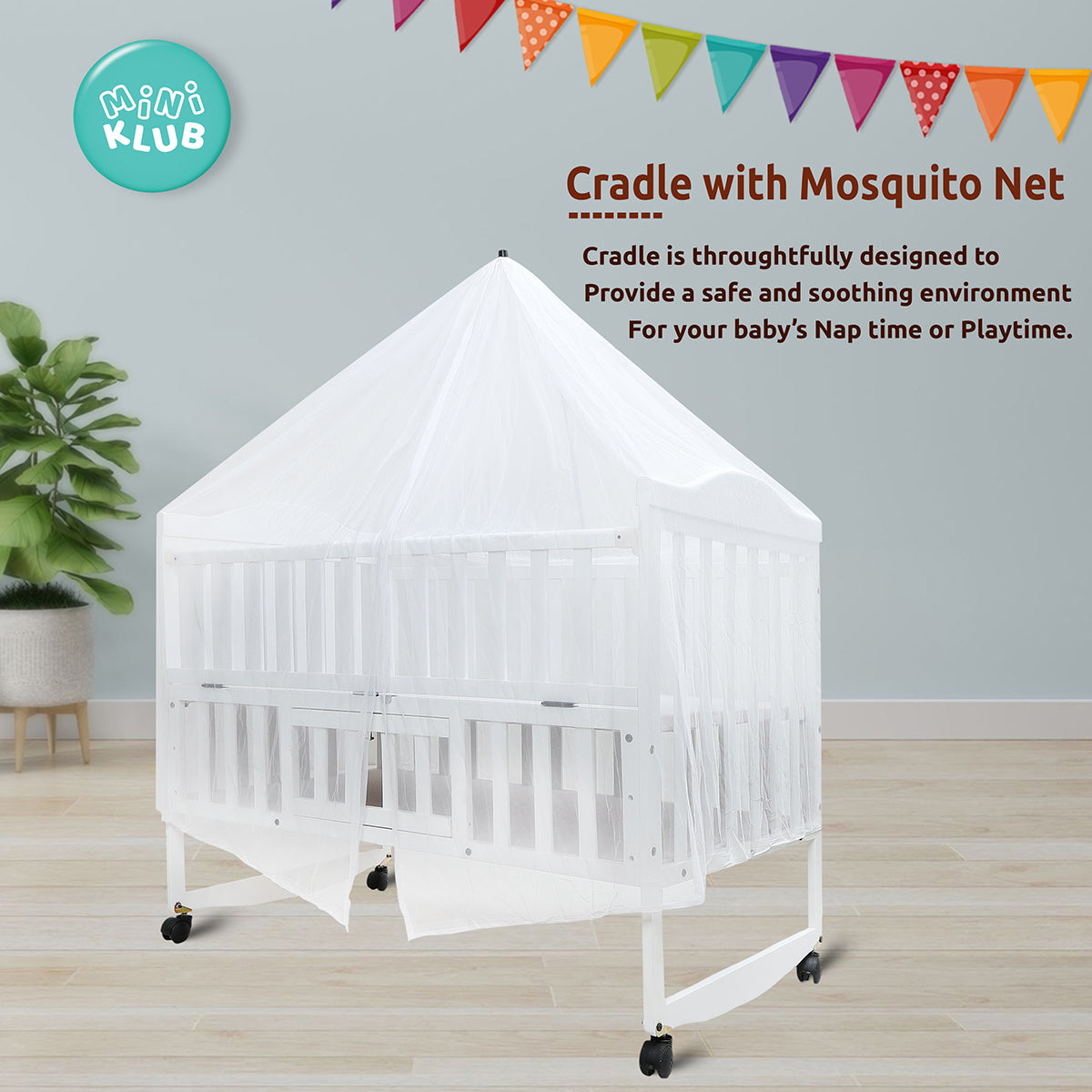 Unisex Cot White