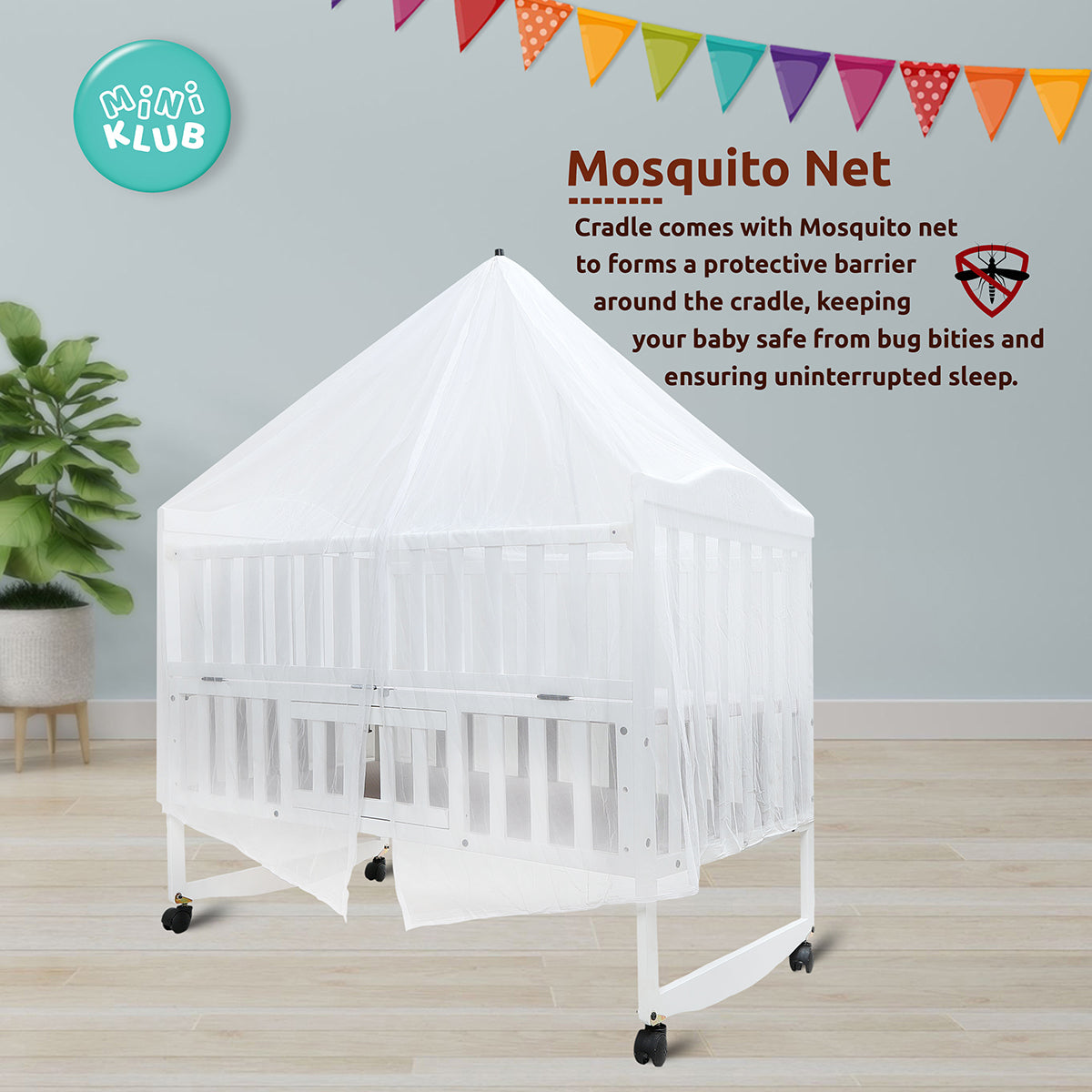 Unisex Cot White