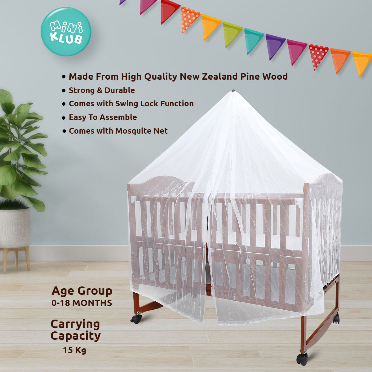 Unisex Cot Cherry Red