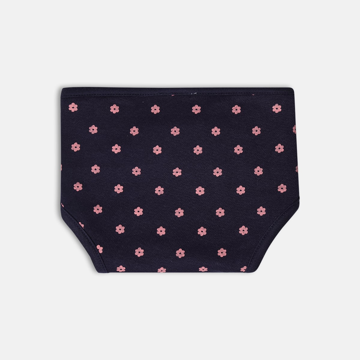 Baby Unisex Cream Blue and Navy Cotton Printed Reusable Cloth Nappies Pack of 3 Everyday Essentials