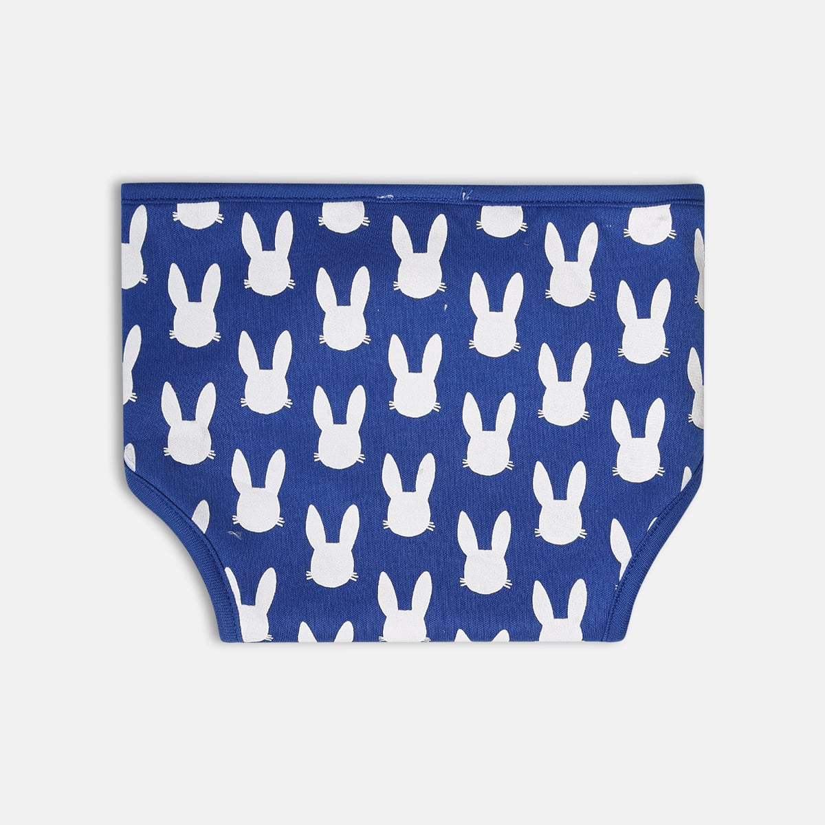 Baby Unisex Cream Blue and Navy Cotton Printed Reusable Cloth Nappies Pack of 3 Everyday Essentials