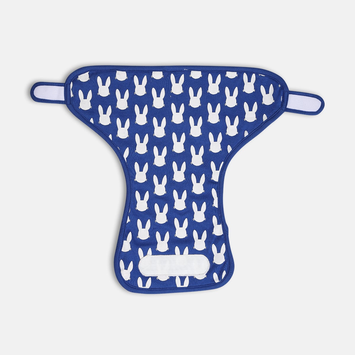 Baby Unisex Cream Blue and Navy Cotton Printed Reusable Cloth Nappies Pack of 3 Everyday Essentials
