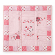 Baby Pink Cotton Quilt Floral Embroidered Soft Bedding Essential