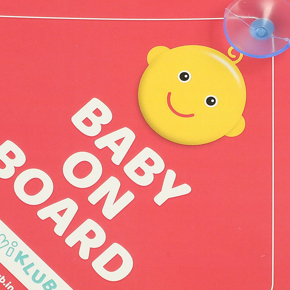 Miniklub New Born Red Color Travel Signage