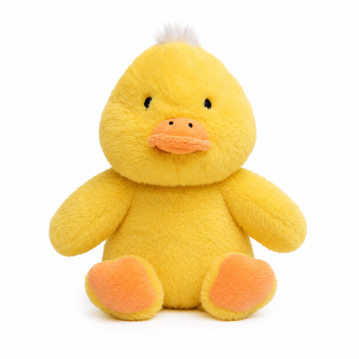 Baby Unisex Yellow Polyester Plush Duck Soft Toy With Embroidered Details Pack Of 1 For Cuddling Playtime And Gifting