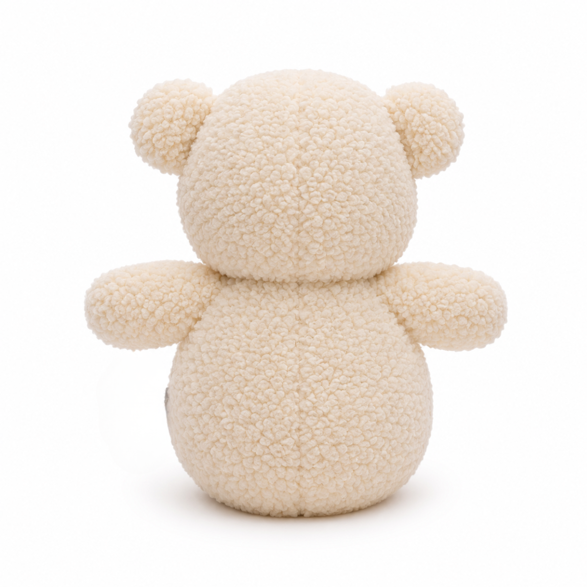 Baby Unisex Cream Polyester Plush Teddy Bear Soft Toy With Bow Detail Pack Of 1 For Cuddling Playtime And Gifting