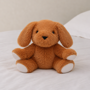 Baby Unisex Brown Polyester Plush Dog Soft Toy With Floppy Ears Pack Of 1 For Cuddling Playtime And Gifting