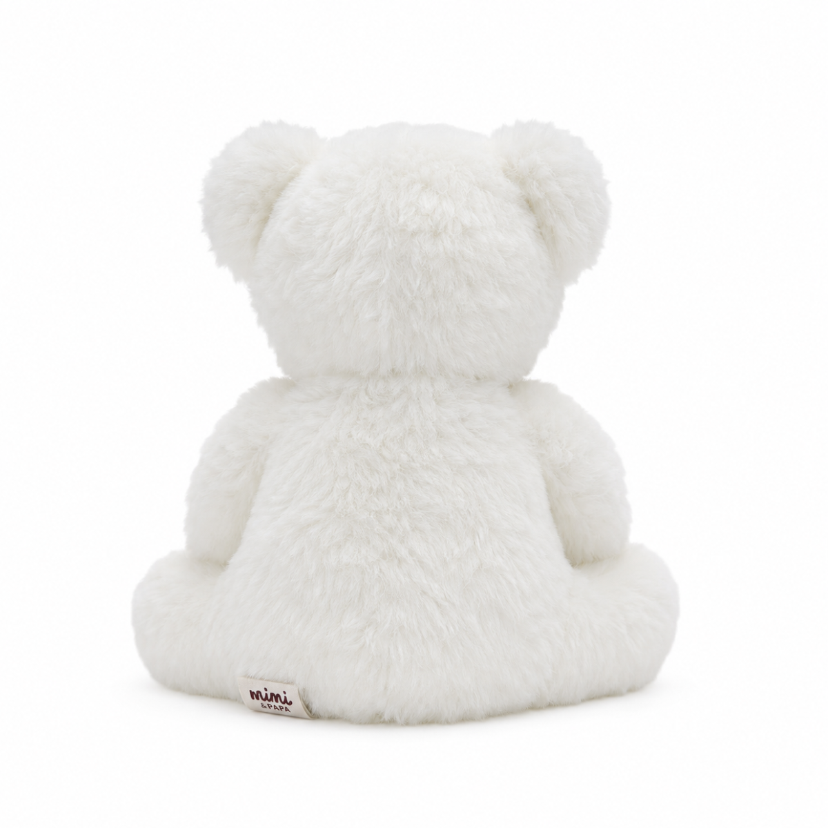 Baby Girls White And Red Polyester Plush Teddy Bear Soft Toy With Heart Detail  For Cuddling Playtime And Gifting