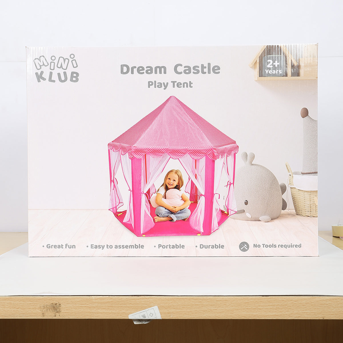 Girls Pink Tent Castle Playhouse