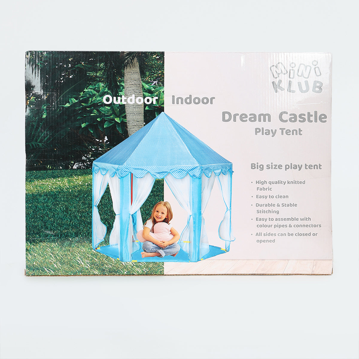 Boys Blue Tent Castle Playhouse
