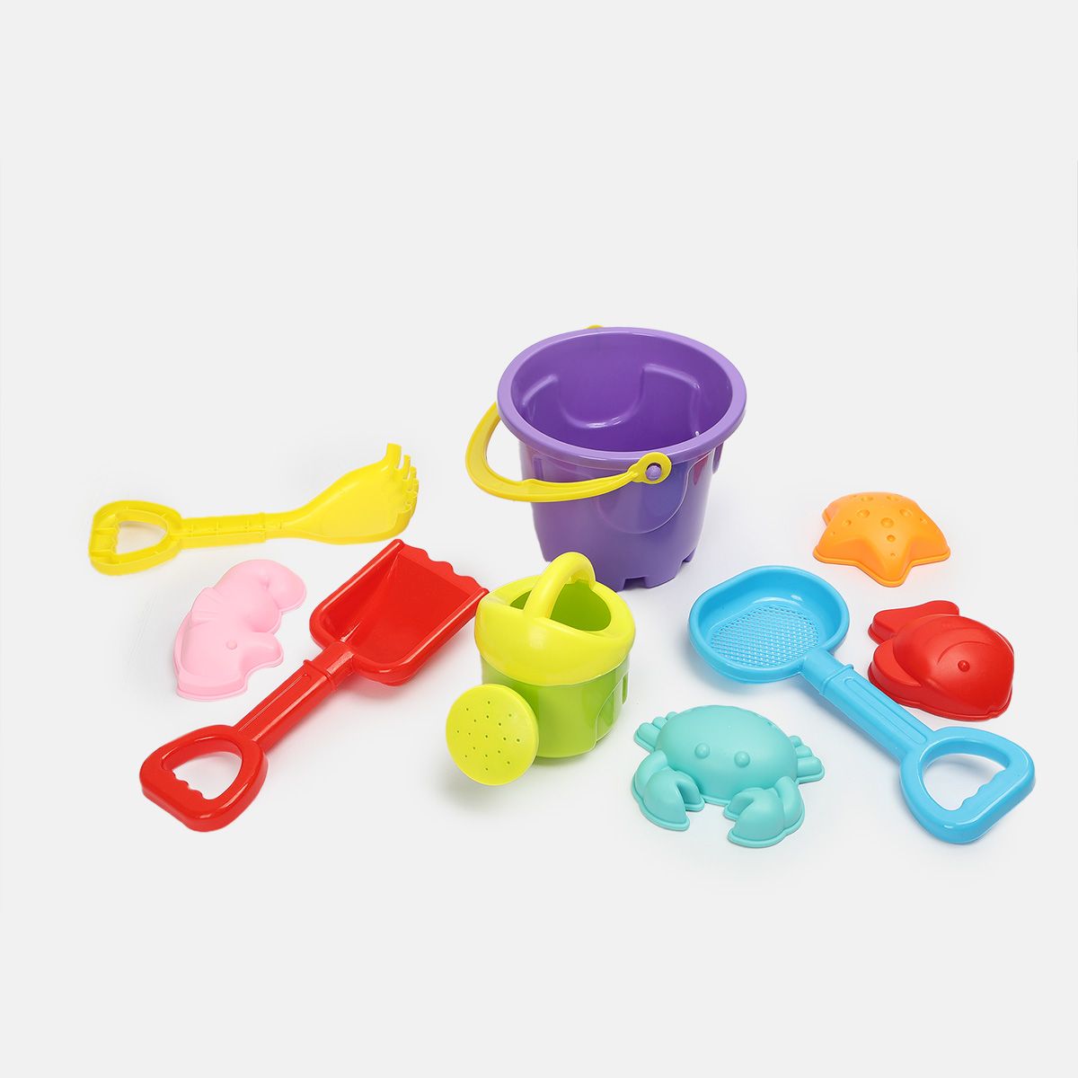 Unisex Multi 9 Pcs Beach Playset