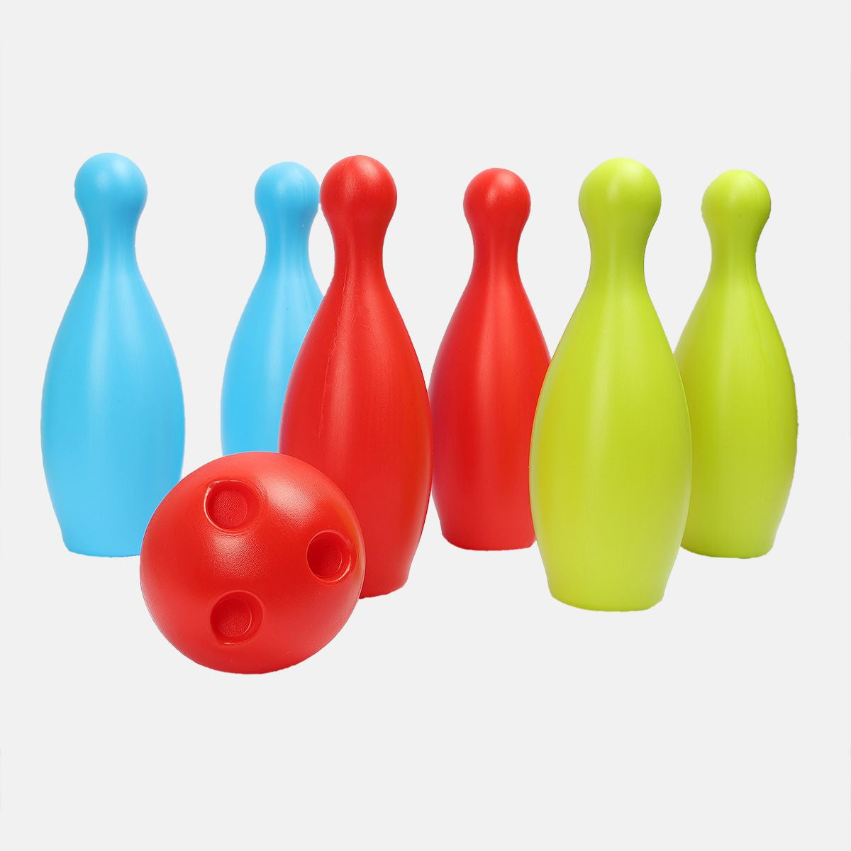 Unisex Multi 6 Pcs Bowling Playset