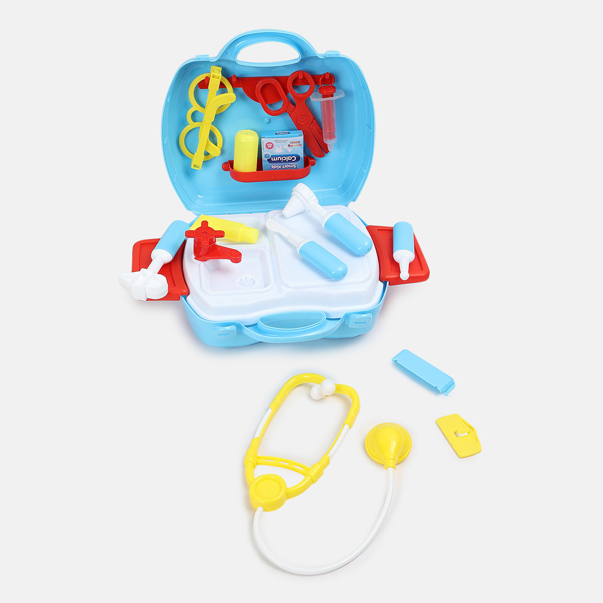 Unisex Ocean Blue 21 Pcs Doctor Suitcase Set
