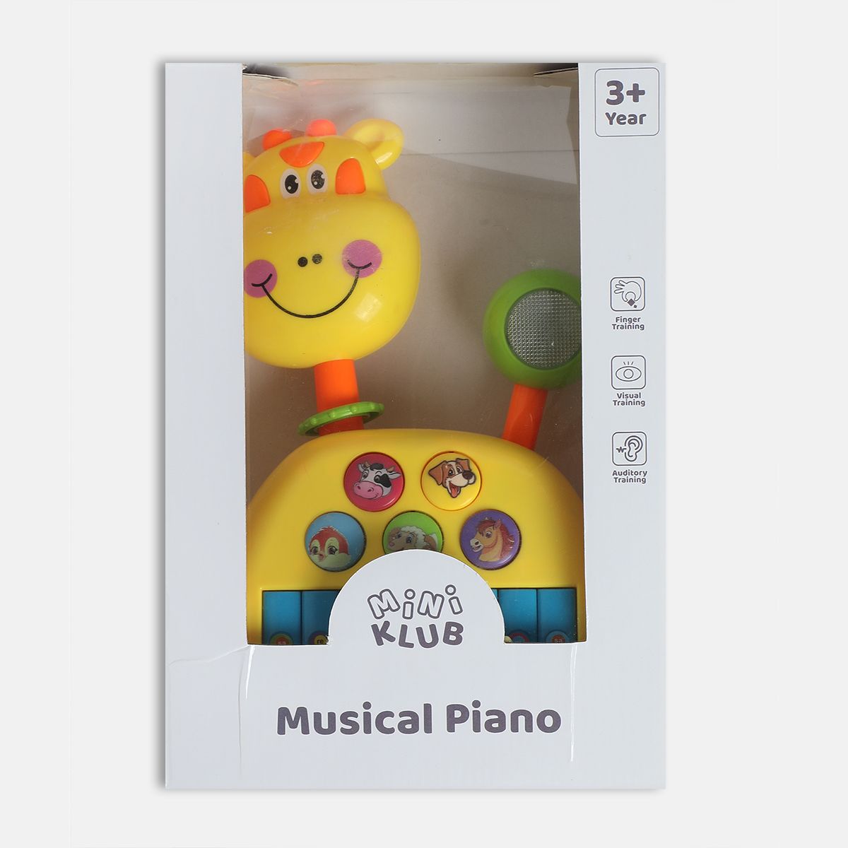 Yellow Musical Cow Piano