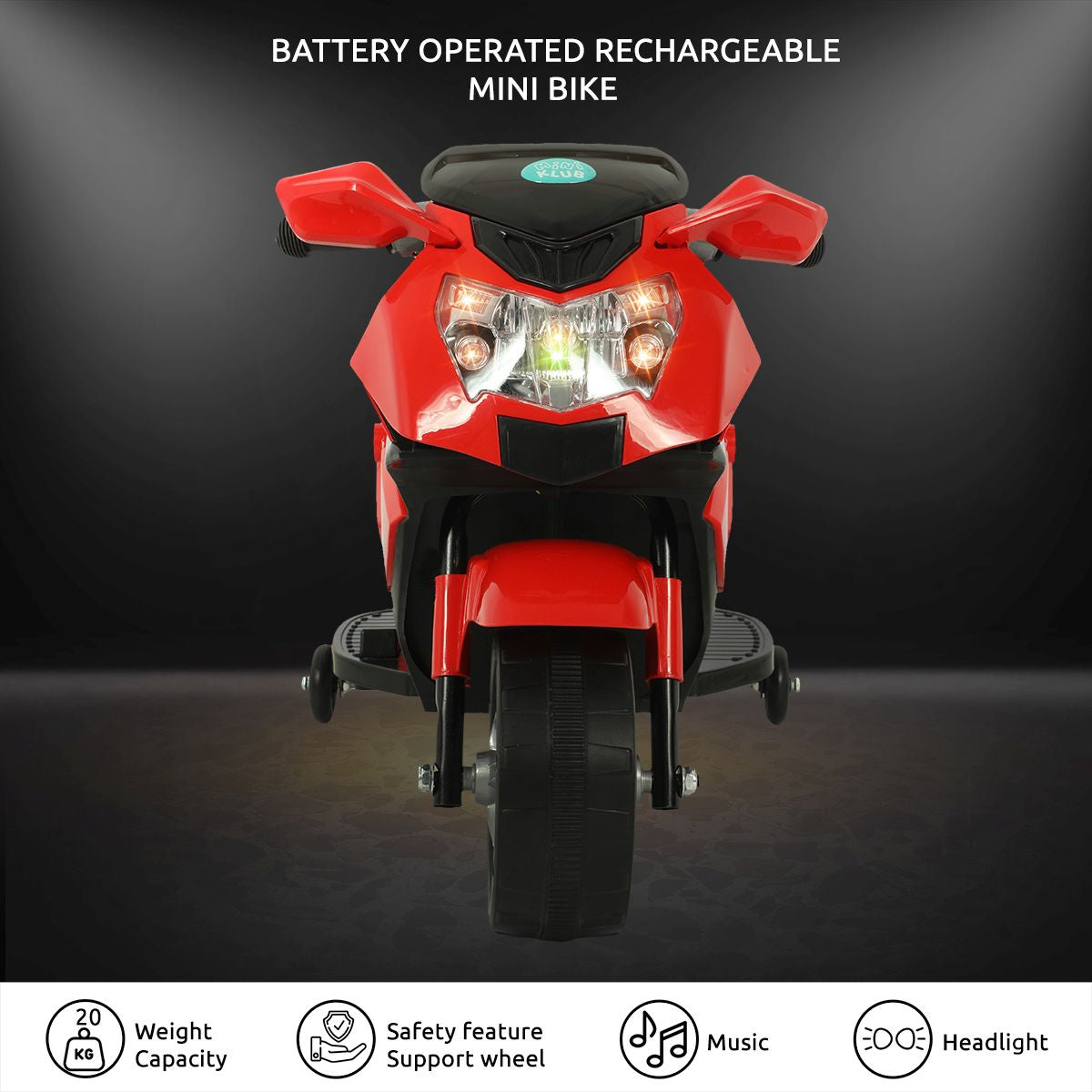 Red Electric Ride On SuperBike