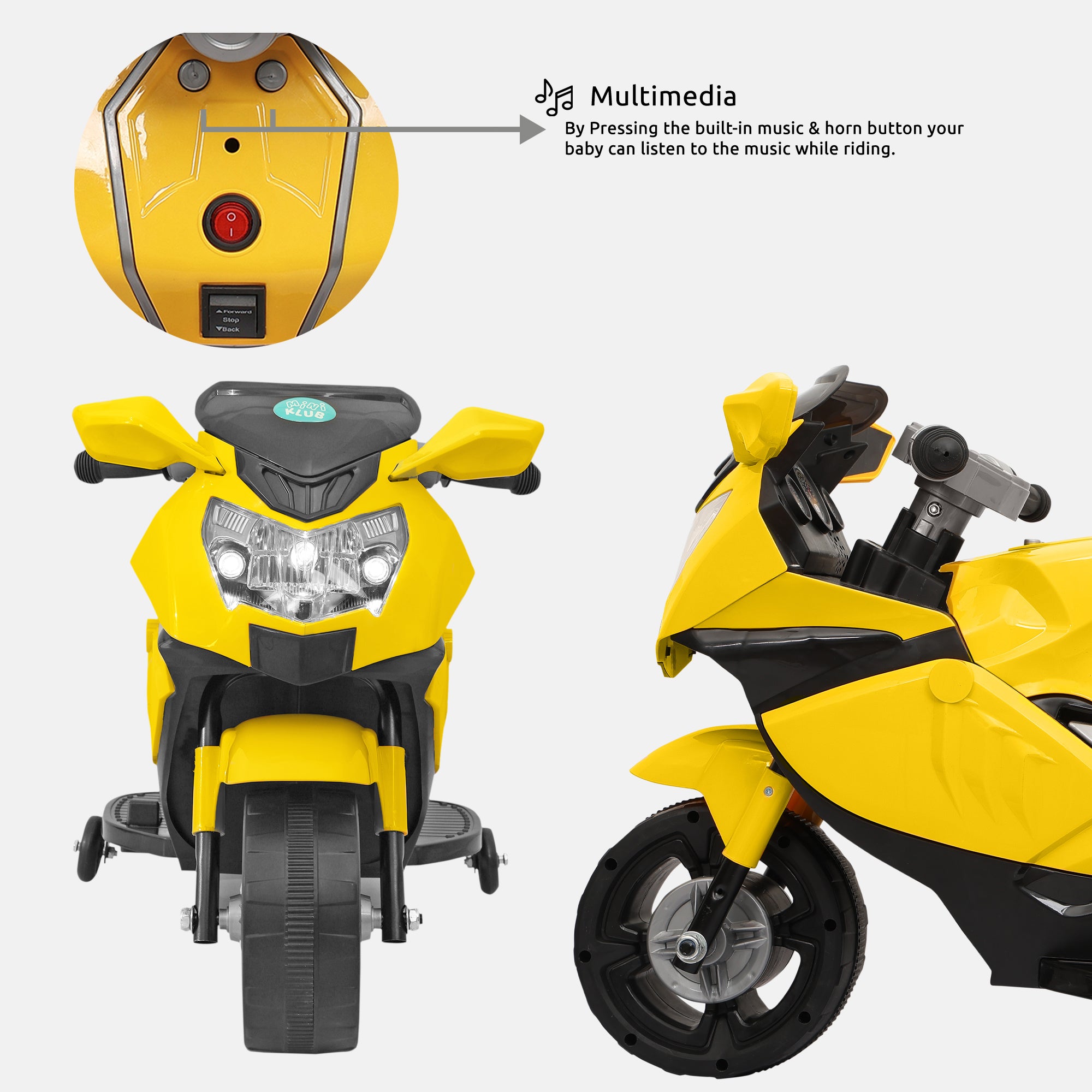 Unisex Yellow Bike