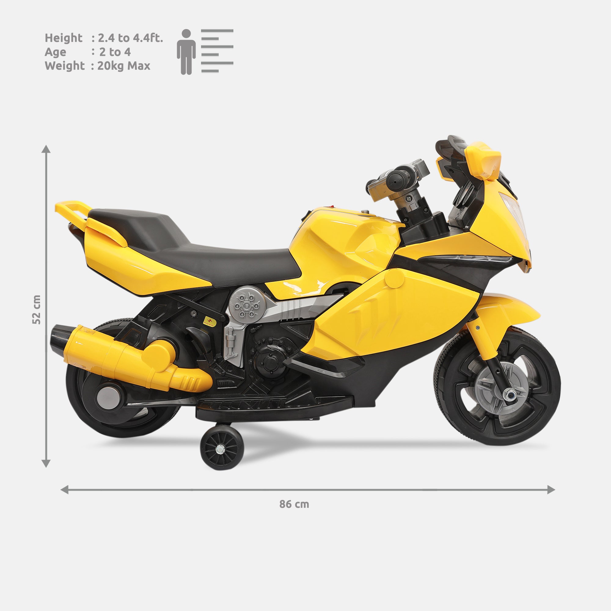 Unisex Yellow Bike