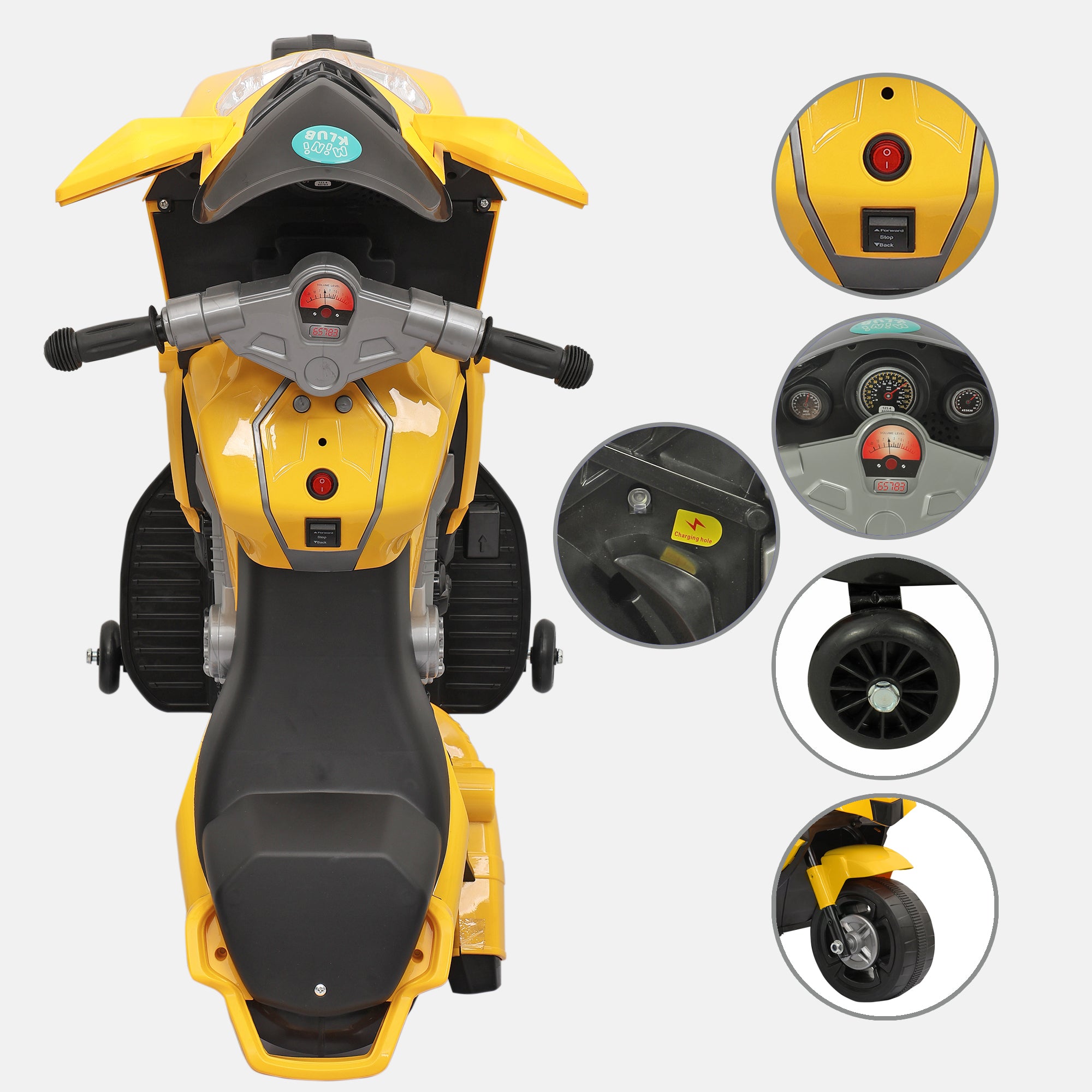 Unisex Yellow Bike