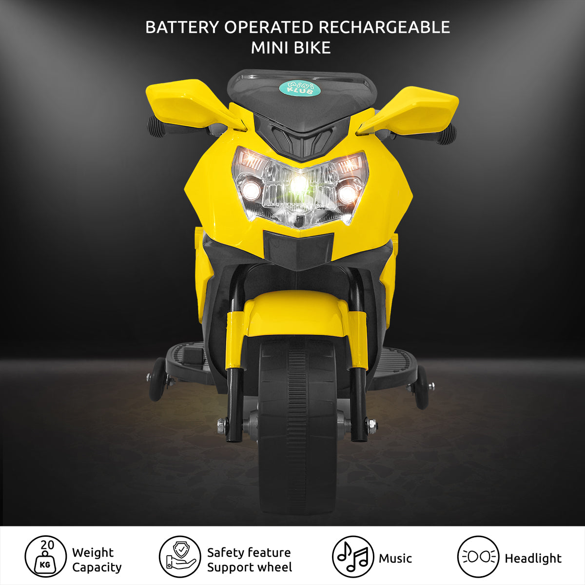 Unisex Yellow Bike