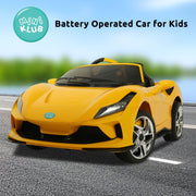 Yellow Ride On Sports Car